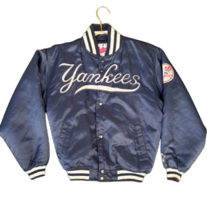 90s New York Yankees Satin Bomber Jacket