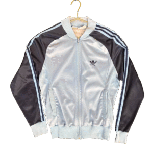 1980s Adidas ATP Keyrola, Blue Track Jacket