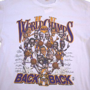 90s Lakers World Champions Tee