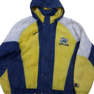 starter notre dame windbreaker jacket