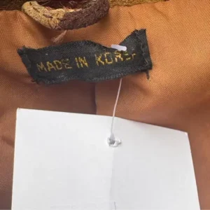 The most insane 70s patchwork suede leather jacket with belt leather- made in Korea - Image 4